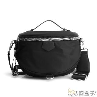 【法國盒子】話題尼龍多功能胸/斜背包(共三色)