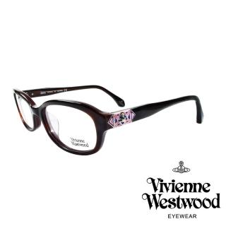 【Vivienne Westwood】幾何立體土星造型光學眼鏡(咖啡/粉 VW317_02)