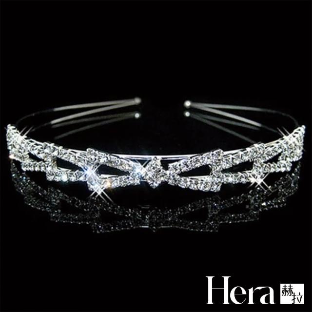 【HERA 赫拉】ll現貨ll甜美新娘韓版時尚水鑽珍珠裝飾髮箍/頭飾(現貨瘋搶中)