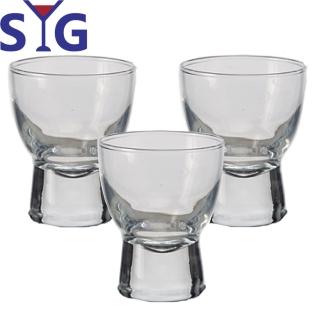 【SYG 台玻】玻璃樽式清酒杯60cc(3入組)