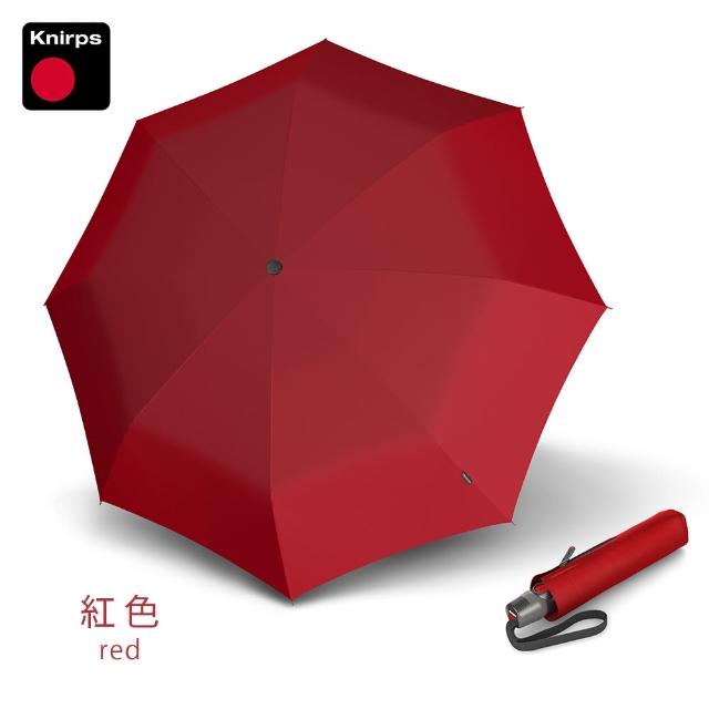 【Knirps 德國紅點傘】自動傘-經典自動開收晴雨傘(T200-素面/威品嚴選)