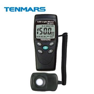【Tenmars 泰瑪斯】數位照度計 TM-201(數位照度計 照度計)