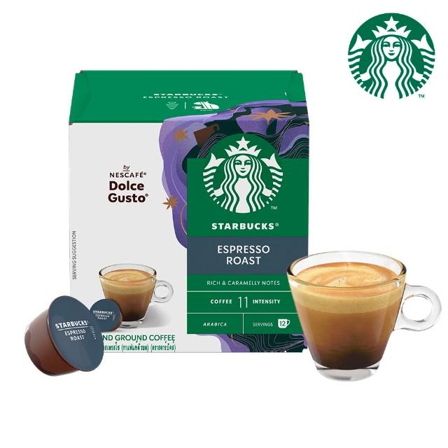 【NESCAFE Dolce Gusto】星巴克+多趣酷思咖啡膠囊任選4盒送購物袋+馬克杯(醇郁/家常/紐約) 送禮 中秋 禮盒