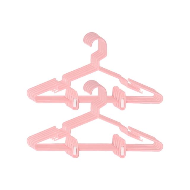 【AXIS 艾克思】多功能粉彩淑女衣架(9入組) 