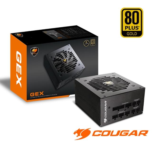 【COUGAR 美洲獅】GEX 金牌 650W 電源供應器(80 PLUS / 五年保固)