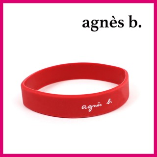 【agnes b.】矽膠手環