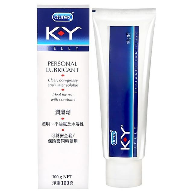 【Durex 杜蕾斯】KY水溶性潤滑液 100g 肛交陰交潤滑劑 情趣潤滑液(情趣用品.潤滑液)