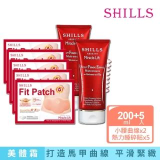 【SHILLS舒兒絲】紅魔纖小腰曲線呼拉霜2入+熱力睡碎貼5入