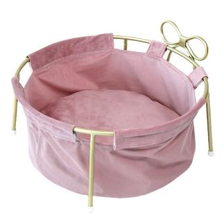 【JohoE嚴選】夢幻愛麗絲金蝴蝶貓窩寵物窩圓窩