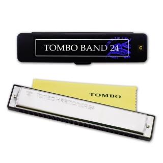 【拓弦音樂】TOMBO 蜻蜓牌 二十四孔複音口琴-C調(TOMBO口琴-3124C)