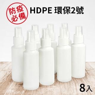 【生活King】台灣製隨身噴霧分裝瓶-100ml(8入組)