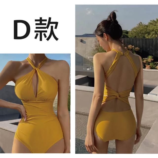 【SeasonsBikini 】連身泳裝泳衣顯瘦美背 -組合-大尺碼(連身泳裝 女泳裝 兩件式泳裝 連身顯瘦美背)
