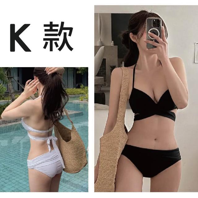 【SeasonsBikini 】連身泳裝泳衣顯瘦美背 -組合-大尺碼(連身泳裝 女泳裝 兩件式泳裝 連身顯瘦美背)
