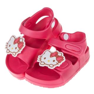 【布布童鞋】HelloKitty凱蒂貓桃色超輕量速乾兒童涼鞋(C0E315H)