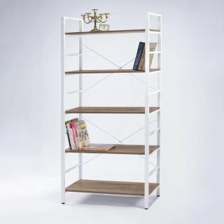 【AS】吉恩五層白色置物架-81×34.2×180cm