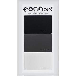 【FORMcard】英國多功能萬能隨身塑形修補卡-黑／灰／白(買4送1)