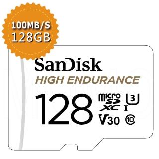 【SanDisk 晟碟】高耐用強效能監控設備專用microSDXC 128GB記憶卡(平行輸入)