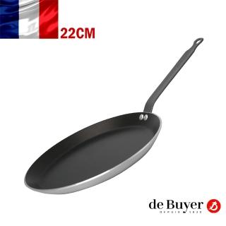 【de Buyer 畢耶】『CHOC系列』超耐用加厚不沾可麗餅鍋22cm