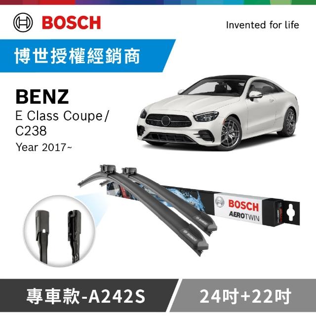 【BOSCH 博世】AERO TWIN A242S 22+24吋 專用軟骨雨刷