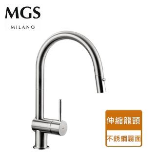 鵝頸弧形不鏽鋼水龍頭-無安裝服務(VELA D)