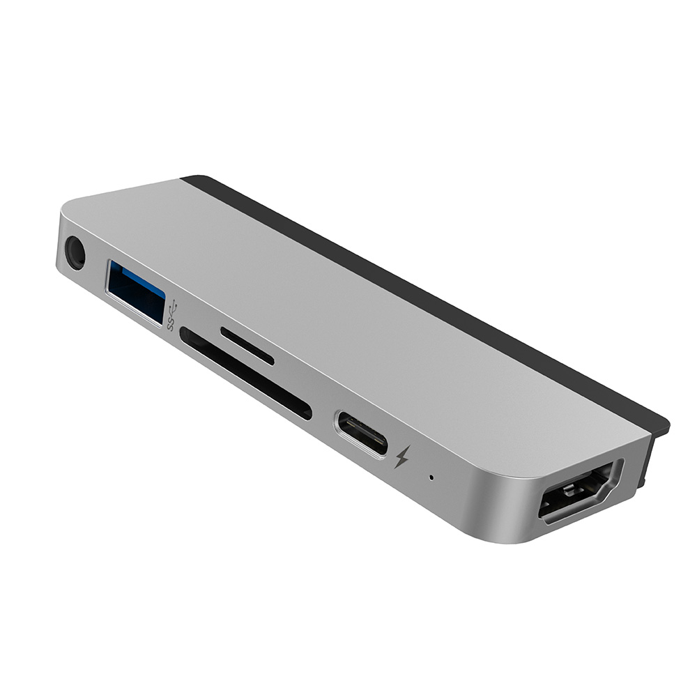 HyperDrive】6-in-1 iPad Pro USB-C Hub-太空灰(HyperDrive) - momo