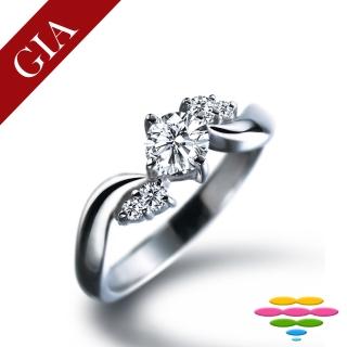 【彩糖鑽工坊】GIA 50分 F/VS2 北極光車工+H&A八心八箭(18K 鑽戒)