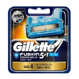【Gillette 吉列】鋒護Proshield冰爽系列 4刀片(4刀頭)