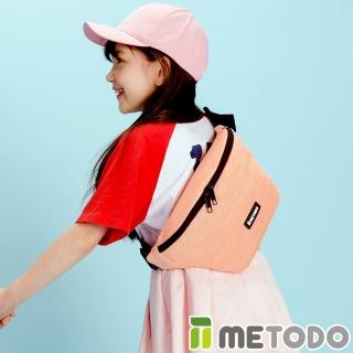 【METODO 防盜包】Sling Bag S 不怕割斜背包/腰包兩用(TSL-502粉紅/小孩大人皆適用/出遊旅行/日常休閒)