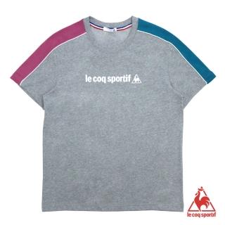 【LE COQ SPORTIF 公雞】短袖T恤 男-灰-LLL2110695