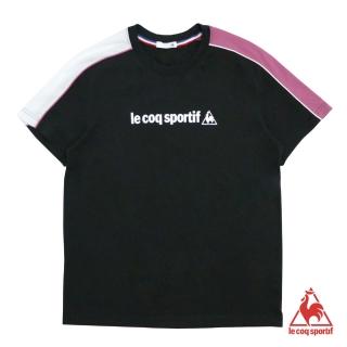 【LE COQ SPORTIF 公雞】短袖T恤 男-黑-LLL2110699