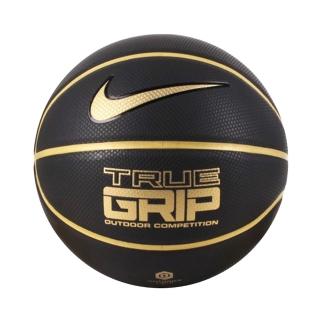 【NIKE 耐吉】Nike True Grip 籃球 7號 耐磨 抗汙 室內 戶外 黑金(N100052507507)