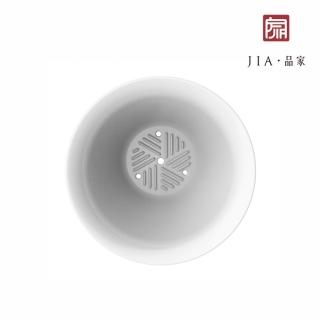 【JIA 品家】手沖咖啡系列 - 雙層陶瓷濾杯(蛋糕型白色)