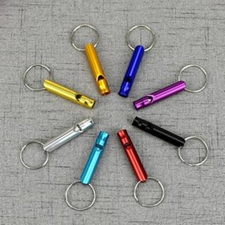 【PS Mall】快速到貨-消防鋁合金鑰匙扣小口哨 2入(J339)