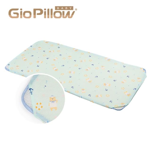 【GIO Pillow】中床 60×120cm 智慧二合一有機棉透氣嬰兒床墊 M號(透氣床墊 可水洗床墊 嬰兒床墊 彌月禮)