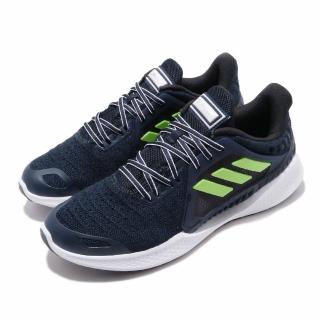 【adidas 愛迪達】慢跑鞋 ClimaCool Vent 運動 男鞋 愛迪達 三線 路跑 涼感 透氣 輕量 藍 白 綠(FW3012)