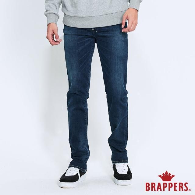 BRAPPERS 男款 HM-中腰系列-彈性直筒褲(藍) 推