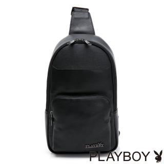 【PLAYBOY】單肩背包 Sense系列(黑色)
