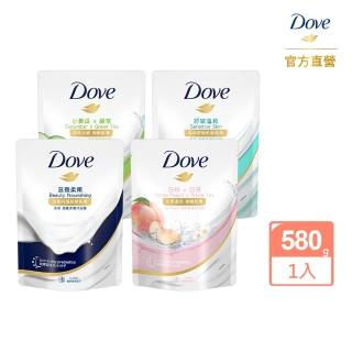 【Dove 多芬】沐浴乳補充包650G(滋養/去角質/清爽)