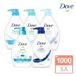 【Dove 多芬-人氣囤貨組】皮膚科推薦-滋養柔膚沐浴乳1000MLX5(1000MLX5)