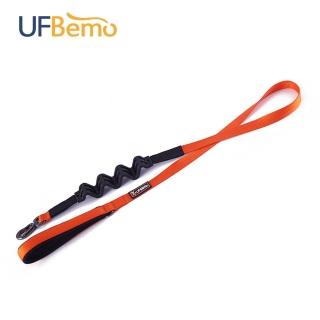 【UFBemo 優范寵物】素色減震牽引繩(橘色S)