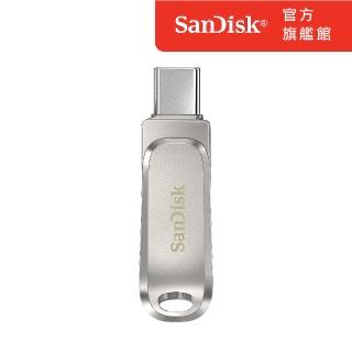 【SanDisk 晟碟】Ultra Luxe USB Type-C 64GB 雙用隨身碟(公司貨)