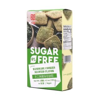 【六福】手工無糖餅乾-海苔口味120g/盒