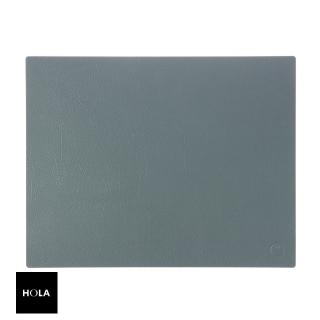 【HOLA】NOORT丹麥皮革方餐墊42x33cm 沼綠