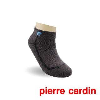 【pierre cardin 皮爾卡登】加大氣墊運動短襪-中灰(加大襪/運動襪/男襪)