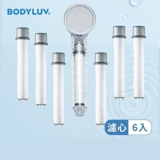【BODYLUV】純淨完美蓮蓬頭+濾芯6入