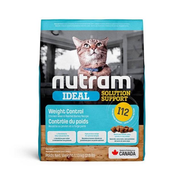 【Nutram 紐頓】2包組-I12/I17/I19無穀專業理想系列貓飼料1.13kg/2.5lb(體重管理/化毛/三效強化)
