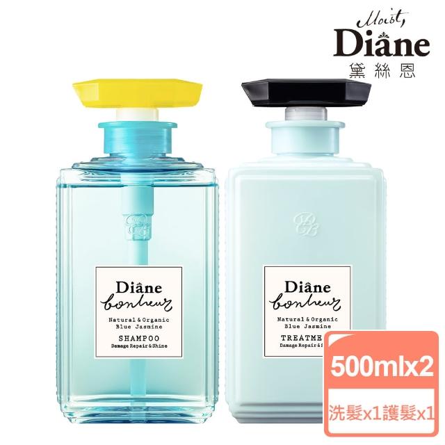 【Moist Diane 黛絲恩】工藝香水 修護亮澤茉莉洗護組(500mlx2)