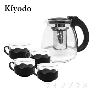 KIYODO 五件式杯壺組-1組入(附#304濾網)