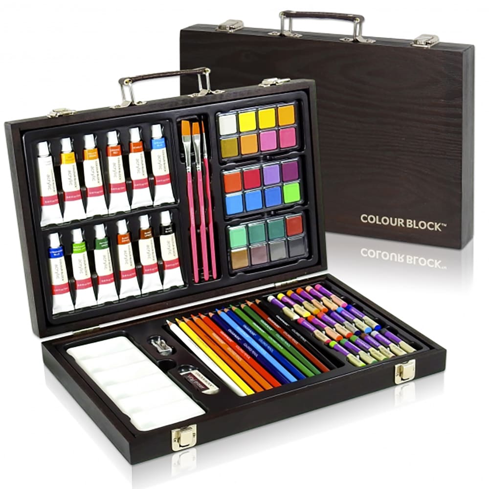 Colour Block Watercolor Paint Set - 32pc