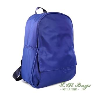 【L.M.bags】時尚系休閒防盜尼龍雙肩後背包(共2色)